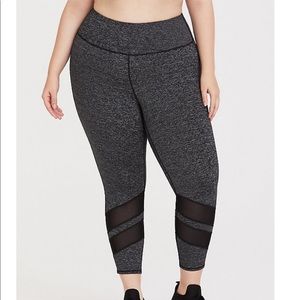 Torrid SPACE DYE MESH CROPPED ACTIVE LEGGING